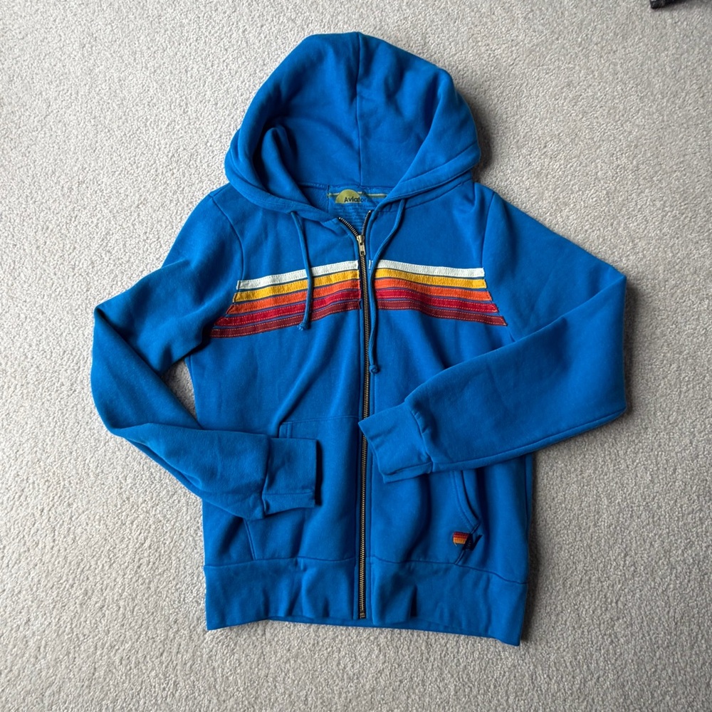 Aviator Nation Vibrant Blue Sweatshirt